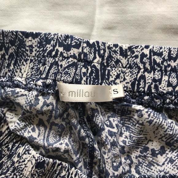 LF-Millau Blue Snakeskin Shorts - Picture 5 of 5
